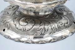 Majestic Large German Silver Horseman Sculpture