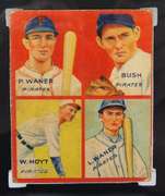 Rare 1935 Goudey 4 in 1 Pirates Baseball Card, Graded