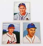 3 Bowman Gum 1950 Baseball Cards