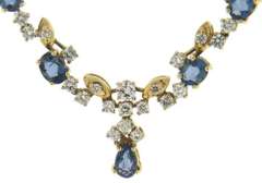 Dazzling Kyanite and Diamond Necklace