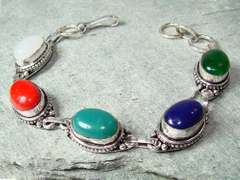 Fascinating Natural Stone Ethnic Handcrafted Bracelet