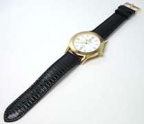 Croton White Dial Watch with Date Window