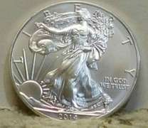2014 Uncirculated Silver Eagle, one ounce Silver
