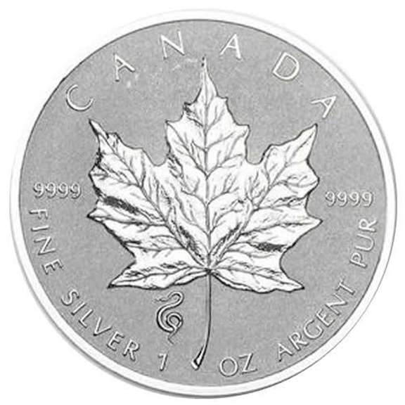 2013 Canada 1oz Maple Reverse Proof Snake Privy Mark
