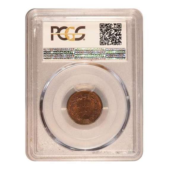 Certified Indian Head Cent 1878 MS65RB PCGS