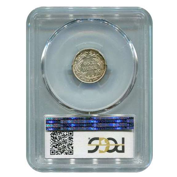 Certified Barber Dime 1905-S MS64 PCGS