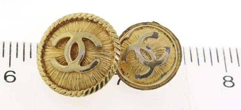 Chanel Designer Cufflinks