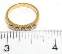 5-Stone Diamond Band in 14KT Yellow Gold