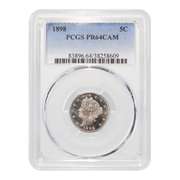 Certified Liberty Nickel 1898 PR64CAM PCGS