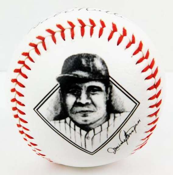 Babe Ruth Photo-Ball with Signature