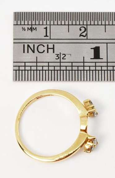 Lovely .22 TW Dia. Enhancer Wedding Band in 14K