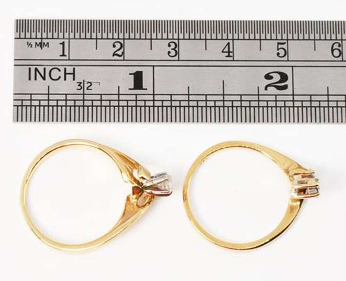 Graceful .28 Ct. TW Dia. 14K Wedding Ring Set