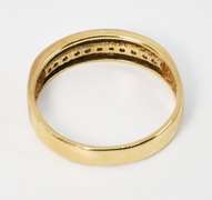 Stately .44 Ct. TW Dia. Men's Wedding Band in 10K