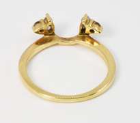 Lovely .22 TW Dia. Enhancer Wedding Band in 14K