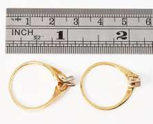 Graceful .28 Ct. TW Dia. 14K Wedding Ring Set