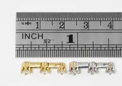 Past Preset Future Diamond 14K W&Y Gold Pendants