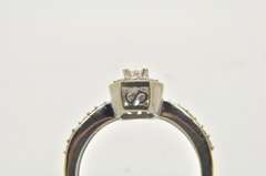 LADIES 14 KT WHITE GOLD DIAMOND RING