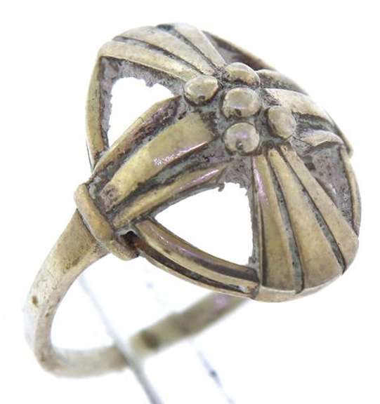Vintage Sterling Silver Cross Ring