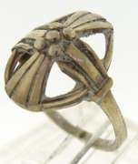 Vintage Sterling Silver Cross Ring