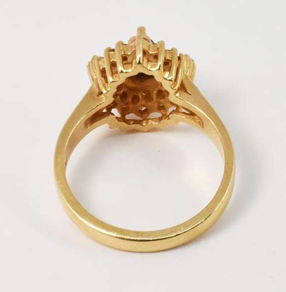 Formal Diamond and Sapphire Ring in 14K YG