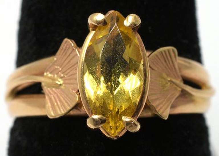 Vintage Citrine Ring in 14KT