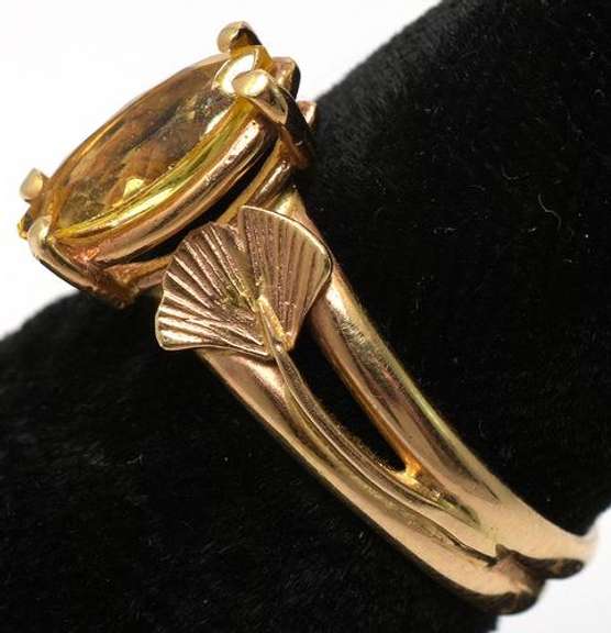 Vintage Citrine Ring in 14KT