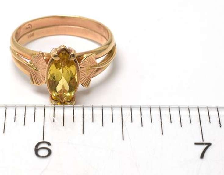 Vintage Citrine Ring in 14KT
