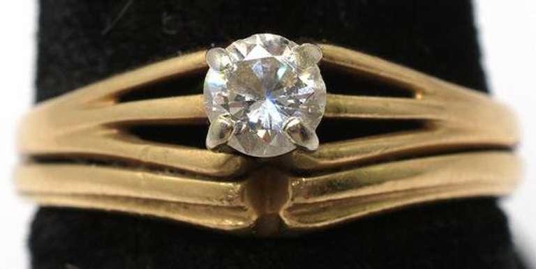 2 Piece Diamond & Band Ring