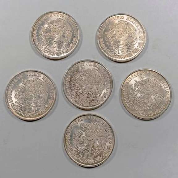 6 1978 Morelos BU Silver 100 Pesos Mexico