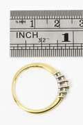 Stately .20 Ct. TW Dia. Ring in 10K Yellow Gold