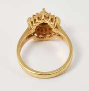 Formal Diamond and Sapphire Ring in 14K YG
