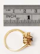 Formal Diamond and Sapphire Ring in 14K YG