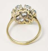 Radiant Aquamarine Ring in 14K White Gold