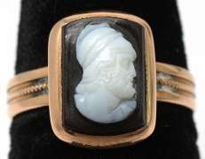 Cameo Ring in 14KT Yellow Gold