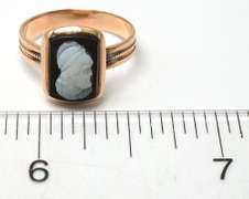 Cameo Ring in 14KT Yellow Gold