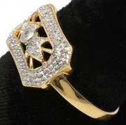 Very Attractive Diamond Ring, 14KT