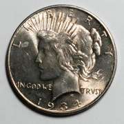 1934 D BU Peace Dollar