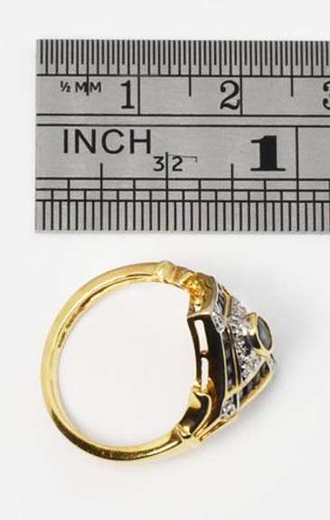 Up to the Minute Sapphire & Dia. Ring