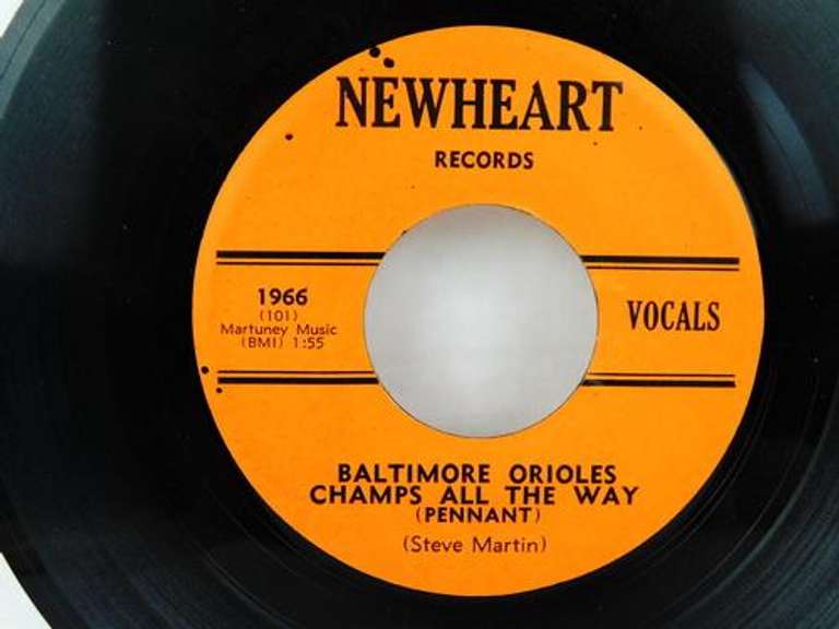 1966 Baltimore O's 45 RPM Record