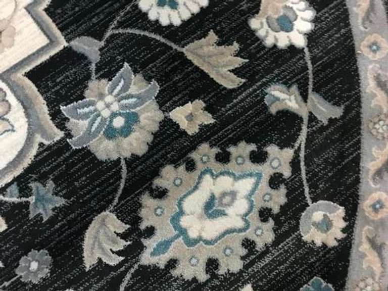 Classic Medallion Design 8 Ft Round Rug