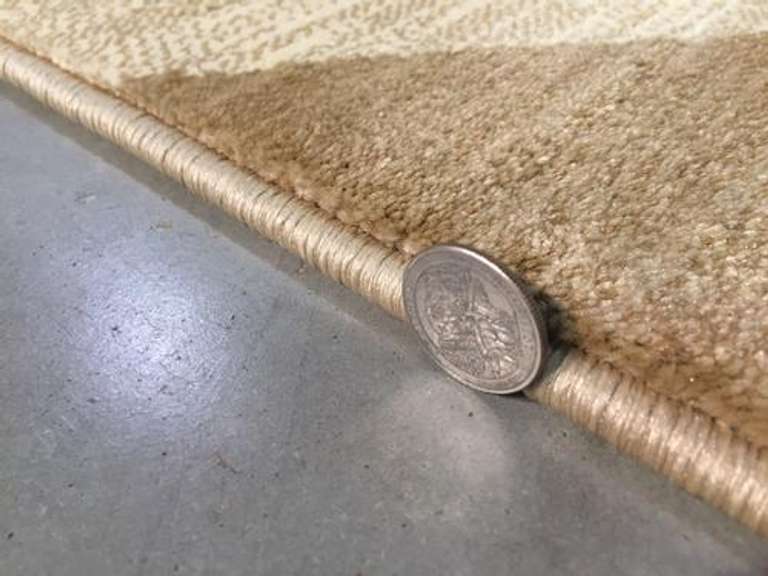 Magnificent  Carved Colorful Modern Rug 8x11