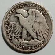 1938 D Semi Key Walking Liberty Half