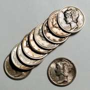 Lot Of 10 Slider Mercurys