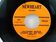 1966 Baltimore O's 45 RPM Record