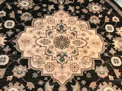 Classic Medallion Design 8 Ft Round Rug
