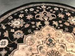 Classic Medallion Design 8 Ft Round Rug