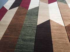 Magnificent  Carved Colorful Modern Rug 8x11