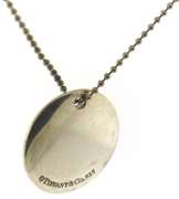 Tiffany & Co Notes Disc Letter T Necklace