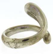 Trendy Tiffany & Co. Silver Bypass Teardrop Ring