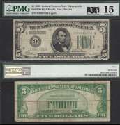 $5 1928 FRN Baby Face Nelson Cash Hoard PMG 15